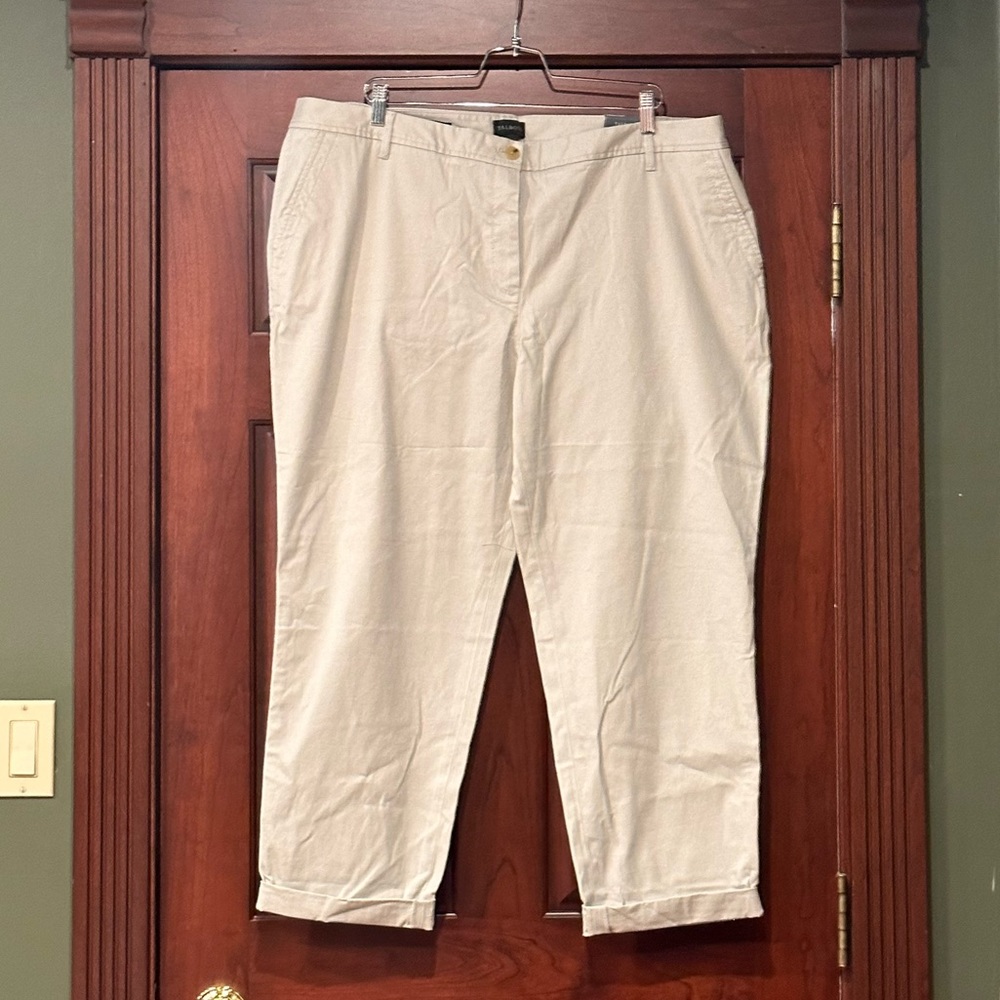 Talbots Womens Relaxed Chinos size 18W